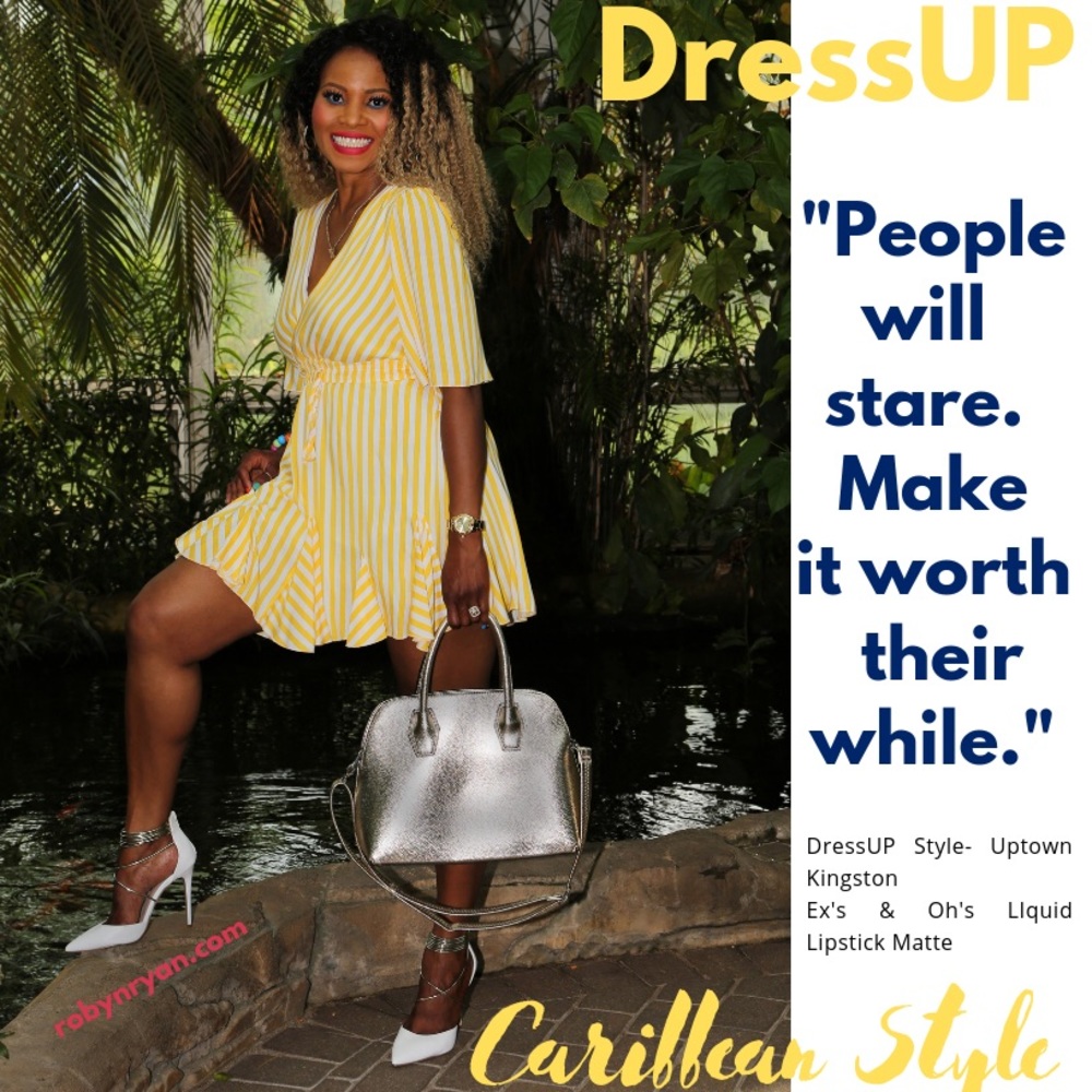 Yellow Stripe Dress